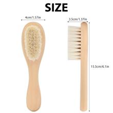 Aolso Wooden Brush Natural Art.289933  Koka matu suka ar dabīgiem sariņiem