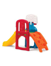 STEP2 Activity Park with Climbing, Slide, Soccer, and Basketball
