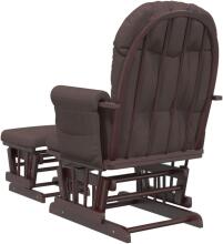 Bebe Basic Rocking Chair with Stool Art.290060 Darkgrey Šūpuļkrēsls