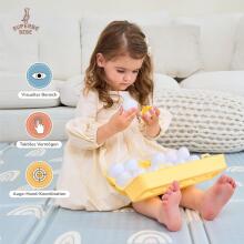 Superbe Bebe Montessori Eggs  Art.290108 Montessori Egg Puzzle - Match Shapes and Colors