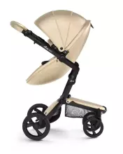 Mima Xari Max Art.290219 Black/Snow White Exclusive set: stroller unit, chassis and carrycot