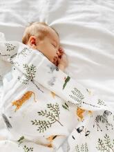 Bebe Basic Muslin Art. 076 Хлопковая муслиновая марлевая пелёнка 1 шт., 80x80 см