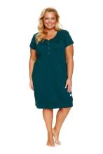 Doctornap  Cotton Night Dress Art.4348 Emerald Kokvilnas naktskrekliņš grūtniecēm/barošanai