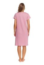 Doctornap  Cotton Night Dress Art.TCB.7459.BLUSH_ROSE.S.01  Kokvilnas naktskrekliņš grūtniecēm/barošanai