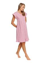 Doctornap  Cotton Night Dress Art.TCB.7455.HEARTS.S.01 Kokvilnas naktskrekliņš grūtniecēm/barošanai