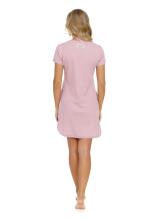 Doctornap  Cotton Night Dress Art.TM.4542.PAPAYA.S.01  Kokvilnas naktskrekliņš grūtniecēm/barošanai
