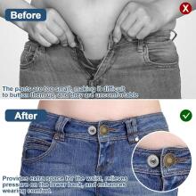 Kidsworld Waist Extender Button Art.290386 Набор из 10 регулируемых удлинителей талии на пуговицах, подходящих для мужчин и женщин 2 размера в комплекте.
