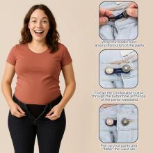 Kidsworld Waist Extender Button Art.290386 Набор из 10 регулируемых удлинителей талии на пуговицах, подходящих для мужчин и женщин 2 размера в комплекте.