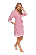 Dobranocka Art.SWW.7461.BLUSH_ROSE Cotton robe for pregnant women