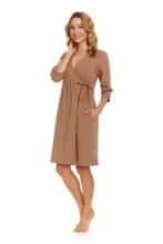 Doctornap  Cotton Night Dress Art.SBL.4243.WOOD Хлопковая ночная рубашка для беременных/кормления