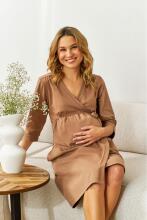 Doctornap  Cotton Night Dress Art.SBL.4243.WOOD Хлопковая ночная рубашка для беременных/кормления
