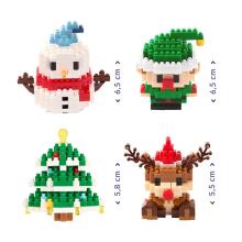 Make a Wish - Miniature building block set, 4 assorted