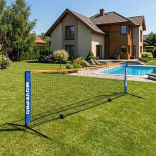 Universāla sieta 305x140 cm 3in1 regulējama badmintonam, volejbolam, tenisam, soma MOVEPRO