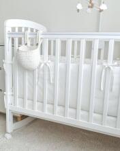 La bebe™ Cotton Art. 001 Mīksta un elpojoša kokvilnas gultiņas apmale 180 cm