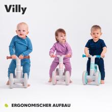 Bebe Basic Villy Art.290488 Turquoise Children's balance bike without pedals