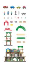 HAPE multi-layer railway city set, E3883A