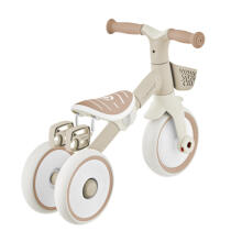 GLOBBER mācību trīsritenis  Learning Trike 2in1 Plus, kokosriekstu, 737-466