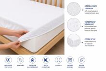 La Bebe™ Waterproof Air Comfort  Mattress Protector Art.290756  Children's protective waterproof mattress cover with cotton covering 120x60 cm