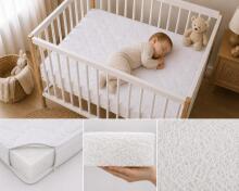 La Bebe™ Royal Air Fiber Mattress Art.290774 Children's orthopedic mattress with removable cover, 120x60cm