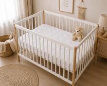 La Bebe™ Royal Air Fiber Aloe Vera Mattress Art.290775 Детский ортопедический матрас для кровати со съёмным чехлом 120×60см
