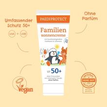 Paediprotect Family Sun Cream SPF 50+ Art.290778 Крем солнцезащитный SPF50+ для младенцев и детей грудного возраста, 200 мл