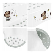 Two-tier bench Igor &amp;quot;Dogs&amp;quot; 40x37x21cm white