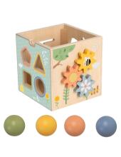 Деревянный образовательный куб 5в1 Tooky Toy