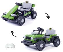 MILLY MALLY 6975 Battery-Powered Vehicle Prime 2in1 Green