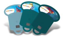 KIDYWOLF story set Adventure, 3 stories for KIDYSLIDE projector, KIDYSTORIES-AD