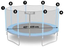 Ārējā sieta trampolīniem 435cm 14ft Neo-Sport