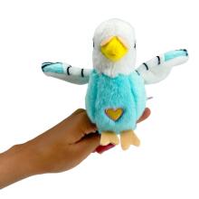 HAPPY YAPPERS interactive plush toy Parrott Turquoise, 9404