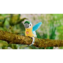HAPPY YAPPERS interactive plush toy Blue Parrot, 9466