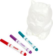 CRAYOLA Light-Ups Paintable Lamp Owl, 74-7850