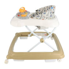 Baby Walker - 47977 - with steering wheel - CAPPUCINO