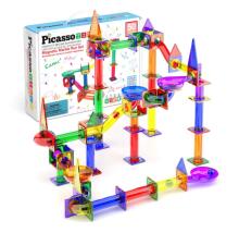 PICASSO TILES Magnētiskais konstruktors Marble Run 50 detaļas, PTG50