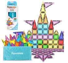 PICASSO TILES Magnetic Construction Set with Pencil Case 65 pcs, PN03