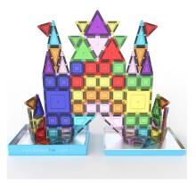 PICASSO TILES Magnetic Construction Set with Pencil Case 100 pcs, PN04