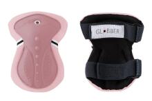 GLOBBER ceļu un elkoņu aizsargu komplekts, rozā, JUNIOR XS, 541-210