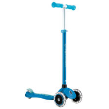 GLOBBER skrejritenis Primo Plus Glow Lights, zils, 443-100