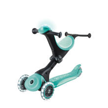 GLOBBER skrejritenis Go Up Deluxe Lights, piparmētru krāsa, 748-706
