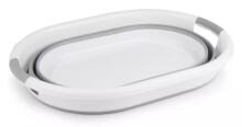 Beldray LA034816FPEU7 Collapsible Laundry Basket 28L White/Grey