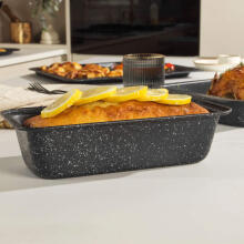 Salter BW070371EU7  Silver Marblestone  27cm Loaf Pan