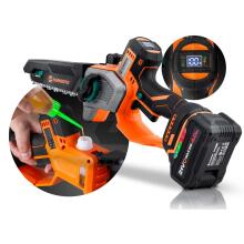 Cordless Chainsaw 4.0Ah Branch Cutter 10" 8" Saw Humberg HM-437