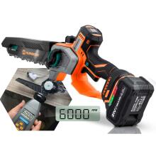 Cordless Chainsaw 4.0Ah Branch Cutter 10" 8" Saw Humberg HM-437