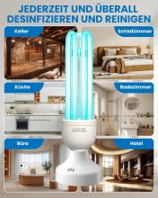 Lamp Disinfectant Ozone Light  Art.291811 Portable UV-C lamp sterilization disinfection