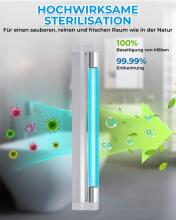 Lamp Disinfectant Ozone Light 6W UV Lamp Art.291813 Portatīvā UV-C lampu sterilizācija dezinfekcija
