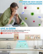 Lamp Disinfectant Ozone Light 6W UV Lamp Art.291813 Portatīvā UV-C lampu sterilizācija dezinfekcija