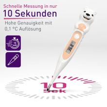 Bebe Basic Digital Thermometer with Flexible Tip Art.SC 44 Polar Bear   Digital thermometer with soft tip