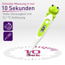 Bebe Basic Digital Thermometer with Flexible Tip Art.SC 44 Frog Digitālais termometrs ar mīksto uzgali