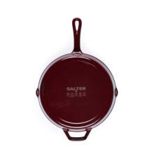 Salter BW13773R 26cm Cast Iron FryPan, Red
